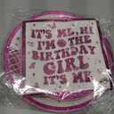 Pink I Tableware, 60 Pcs Music Birthday Decorations
