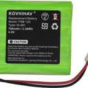 cs battery Replacement Battery for Standard Horizon HX100,fits Part No FNB-125, 4.8V 700mAh 3.36Wh Ni-MH