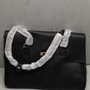 LOVEVOOK Laptop Bag for Women Work Tote Messenger Bag Waterproof Business Office Professional Handbag Shoulder Bag (15.6 inch, Black)