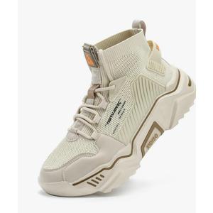 SANNAX Fashion Shoes for Mens High Top Casual Walking Shoes Non Slip Breathable Mesh Lightweight Sneakers