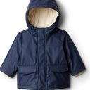 Amazon Essentials x Sofia Grainge Toddler and Baby Boys' Water-Repellent Rain Jacket with Quilted Lining 2T
