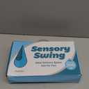 Therapy Swing for Kids with Special Needs (Hardware Included) Sensory Swing Cuddle Indoor Outdoor Adjustable Hammock for Children with Autism, ADHD, Aspergers, Sensory Integration (Black)