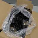 Brightever LED Outdoor String Lights 100FT Patio Lights with 52 Shatterproof ST38 Vintage Edison Bulbs, Outside Hanging Light Waterproof for Porch, Deck, Garden, Backyard, Balcony, 2700K Dimmable (100FT-Warm White, Black Wire)