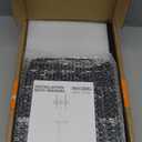 PERLESMITH Rolling TV Stand on Wheels for 23-60 Inch Flat Curved Screen TVs, Mobile TV Cart Height - Adjustable with Shelf/Tray, Portable TV Stand Holds up to 55 lbs, Max VESA 400x400mm, PSTVMC04 (Deep Black)