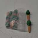 Patelai Terracotta Plant Watering Spikes Self to Use with Cola Bottles Houseplant Watering Stakes Automatic Irrigation System (10 Pack,Terracotta)