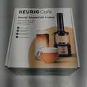 Keurig SimpleCafe Frother, Rechargeable Handheld Milk Frother for Lattes, Cappuccinos & Iced Coffee, USB Cord Included, Microwave-Safe Frothing Cup, Hot & Cold Foam Maker