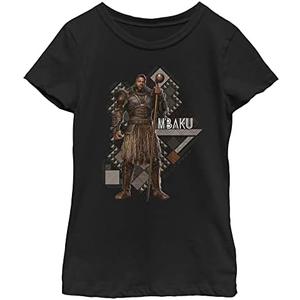 Marvel Girl's Mbaku Pattern T-Shirt, XS