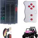 WEELYE RX30 24Volt Kids Ride on Electric Toy Car 2.4G Bluetooth Remote Control Receiver Controller Box Kit, RX74-1 24V Power Wheel Motherboard Transmitter Accessories Replacement Parts Conversion Kit