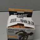 Kinesiology Tape, 40 Count Precut Strips 2 Rolls, Original Cotton Elastic Athletic Tape for Muscle Strain Relief & Joint Support, Waterproof & Breathable Sports Tape for Support and Recovery (Beige)