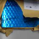 Amazon Basics Car Sound Deadening Mat, 9.8 x 15.7, 34-Piece (Blue)