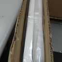 BABELIO 36" Tall Dog Gate Press Guard C5, 26-40" Wide Auto Close Baby Gate, Pressure Mounted Metal Pet Gate, Easy Install No Drilling, No Tools Needed, with Wall Protectors and Extension Kits, White