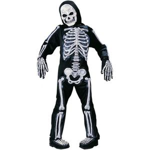 Spooky Skeleton Child Halloween Costume Size S