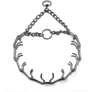 Herm Sprenger Prong Dog Training Collar Ultra-Plus Chrome Plated Steel Pet Pinch Anti Pull Collar for Dogs Made in Germany 22in x 3.0mm (Neck Size up to 18in) Medium, 2 Pack, Silver