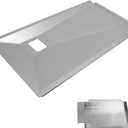 LS'BABQ D010021002 Grease Tray with Catch Pan for Monument Grills 4-Burner 17842 24367 35633 24633 13892 D010012072 Stainless Steel Grills Drip Pan Replacement Parts for Monument 41847NG 13478 25392