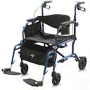 Medline Translator Chair, Combination Rollator and Wheelchair
