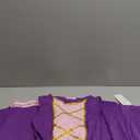 Waruila Women Tangled princess dress Party Purple Victorian Dress Princess Costume Women Adult Cosplay Dress (Purple, M)