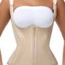 SHAPSHE Waist Trainer High Compression Cincher for Women Tummy Control Sport Workout Hourglass Body Shaper Vest with Straps (Medium)