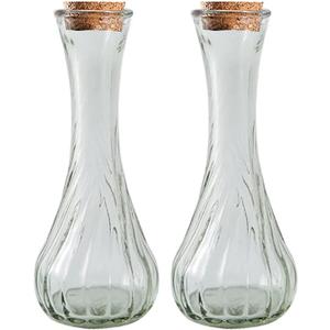 CHENGXINWENHUA Unity Sand Ceremony Set for Wedding Handmade Decorative Jars (2pc vase)