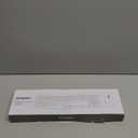 Wireless Keyboard and Mouse Combo - Full Size Slim Thin Wireless Keyboard Mouse with Numeric Keypad 2.4G Stable Connection Adjustable DPI (White & Silver)