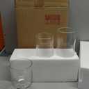 3 MULTI SIZE GLASS , HURRICAINE STYLE GLASSWARE