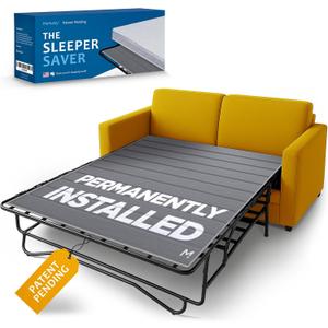 Meliusly Permanently Installed Sleeper Sofa Support Board (Queen Size - Patent Pending) Reinforced Wood Sofa Bed Support, Pull Out Couch Mattress Board, Sleeper Bar Shield, SleeperSaver
