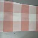 Pink and White Outdoor Rug 27.5''x 43.3''Buffalo Plaid Layered Doormat Woven Machine Washable Farmhouse Door Mats Outdoor for Hello/Welcome Mat,Entryway,Bedroom,Patio