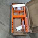 VEVOR Hydraulic 6 Ton H-Frame Garage Floor Adjustable Shop Press with Plates, 6T, Orange