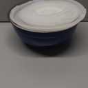 Moxinox Blue Mixing Bowls with Airtight Lids, Stainless Steel Nesting Mixing Bowls Set of 7, Ideal for Baking, Prepping and Serving Food, Size 7, 3.6, 2.7, 2.1, 1.5, 1.1,0.8 QT, Stackable Design