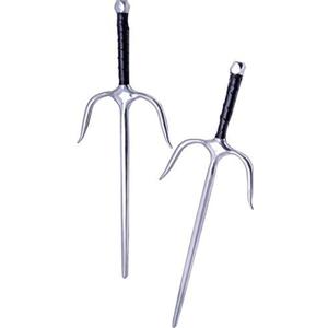 Master USA Martial Arts Training SAIS, Stainless Steel Blades, Wrapped Handle, Practice, Cosplay, Pack of 2