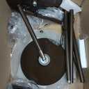 Modern LED Floor Lamp - Remote & Touch Control, Sky Torchiere Standing Lamp, Fully Dimmable, 3 Color Temperatures, Ideal for Living Room & Bedroom, Easy to Assemble(Brown) (Large)