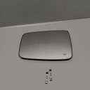 Driver Side Heated Mirror Glass Compatible with 2009-2018 Dodge Ram Pick-Up 1500 2500 - Replace 68079363AA 68050299AA - Side View Exterior Convex Mirror w/Backing Plate