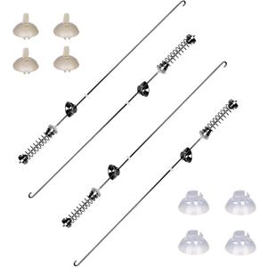 2025 Upgraded W11400156 Washer Suspension Rods Kit W111807091, WTW7120HW0  Compatible with Whirlpool, Kenmore & Maytag Replaces PD00065760, AP6976426, PS12731247, EAP12731247