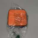 Siveit CD Case, 40 Capacity CD/DVD Case Holders Wallet Hard Plastic DVD Disc Cases Storage Binder for Car Home Office Travel (Orange)