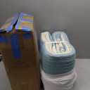 Levtex Home - Kailua Quilt Set - Queen Quilt + Two Standard Pillow Shams - Stripe - Blue Teal Taupe Cream - Quilt (88x92in.) and Pillow Shams (26x20in.) - Reversible - Cotton Fabric