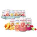 Spindrift Sparkling Water, 4 Flavor Variety Pack, Made with Real Squeezed Fruit, 12 Fl Oz (Pack of 20), BBD: 07/27/2026