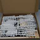 Canlierr 9 Pcs Pregnancy Announcement Set Pregnancy Reveal Ideas Felt Letter Board Baby Bodysuit Booties Photo Frame Bear Plush Wood Blocks for Coming Soon Baby Announcement(Gray)