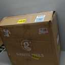 Giraffe Tools 130FT Heavy Duty Ground Retractable Hose Reel, 1/2 Inch Automatic Rewind Garden Hose Reel for Lawn & Yard, Swivel Base for Concrete/Patio, Durable Ground Mount Helper