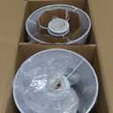 Sucolite Small 11.8" Table Lamps Set of 2, Bedside Nightstand Lamps for Bedroom Kids Room, Cute Desk Lamps with Studded Texture Base for Reading Nursery Living Room Office, White