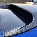HIGH FLYING for Subaru WRX STI 2015-2018 Car Accessories Front Hood Scoop Vent Cover Bonnet Trim ABS Carbon Fiber Grain 1pc