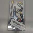 13 Pcs 2-Way Connection Air Nozzle Blow Gun Set, Air Nozzle Kit with 1/4 in Standard Quick Fitting and 8 Air Nozzles, Air Compressor Accessories for Air Inflation and Dedusting