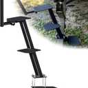 Universal Boat Trailer Steps - 3 Steps Fit for Bass, Pontoon & Hunting Boats - No-Slip Surface, 400LB Capacity - Fits 3'-3.5' Tongues