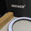 NEEWER 18 Inch Ring Light with Tripod Stand, 55W Large LED Ringlight, Cold Shoe Phone Holder Compatible with iPhone Camera for Video Recording Photography Streaming Selfie Makeup Studio Photo, RL-18