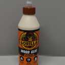 Gorilla Ultimate Waterproof Wood Glue, Natural Wood Color, 18 Ounce (Pack of 1) - Waterproof for Indoor or Outdoor Projects and Repairs