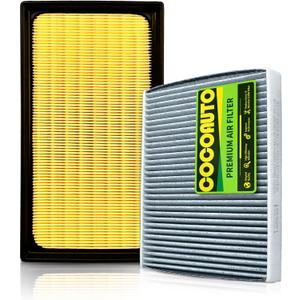 Engine & Cabin Air Filter Kit for Lexus RX350h Hybrid (2023-2025), NX350h (2022-25), ES300h (2019-25), NX450h+ RX450h+ PHEV (2024-25), Replaces OE 17801F0020, 1780177050, 8713958010