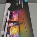 SIBRILLE Upgraded LED Desk Lamp for Home Office with RGB, Rotatable Computer Desk Light with Remote, Tall Table Lamp with Clamp for Working, Dimmable Dual Head Task Lighting for Monitor PC, 22W