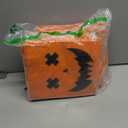 Elcoho 30 Packs Halloween Non-woven Bags 8x8 Inch Pumpkin Bags Trick or Treat Bags Party Goody Tote Gift Bag with Handles Party Favors, 10 Styles