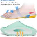 Kids Cloud Slides Boys Girls Comfy Pillow Slippers Summer Beach Sandals Non-Slip Thick Sole Slippers for Indoor Outdoor (Blue)