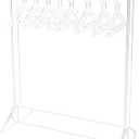 NatSumeBasics Earring Holder Stand Clear Acrylic Earrings Rack Mini Hangers Display Stand Jewelry Organizer Storage for Women Girls (Clear Earrings Rack)