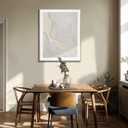 Chromorph Large Abstract Wall Art, Neutral Beige Minimalist Textured Canvas Artwork for Living Room, Bedroom, Office Decor, Ready to Hang, 32x40 Inch