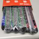 Magnetic Socket Holder Organizer Set: 9-Piece Detachable 1/4, 3/8, 1/2 Socket Trays Socket Organizer for Tool Box Drawer Holds 120-Piece Standard Size Sockets for Automotive Garage(Blue Red Green)